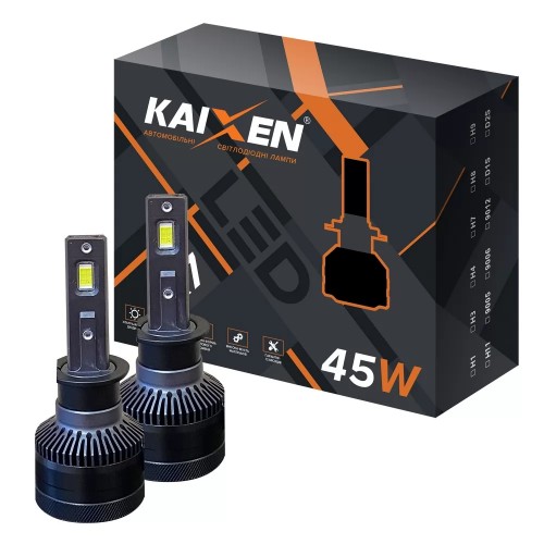 Світлодіодна LED лампа KAIXEN K7 H1 45W 6000K CAN BUS
