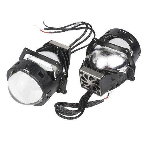 Автомобильные LED линзы AMS Bi-LED i6 3" HF (комплект 2 шт.)