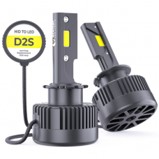 Светодиодная LED лампа Stellar D series D2S/D2R 70W прямое подключение к блоку розжига (комплект 2шт)