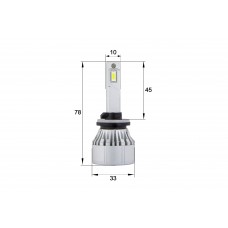 Светодиодная LED лампа Sho-Me F6 H27 (комплект 2шт)