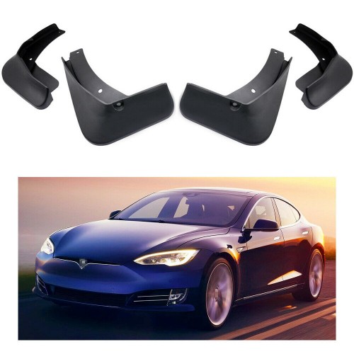 Брызговики под оригинал Tesla Model S 2016-2020 TE1003