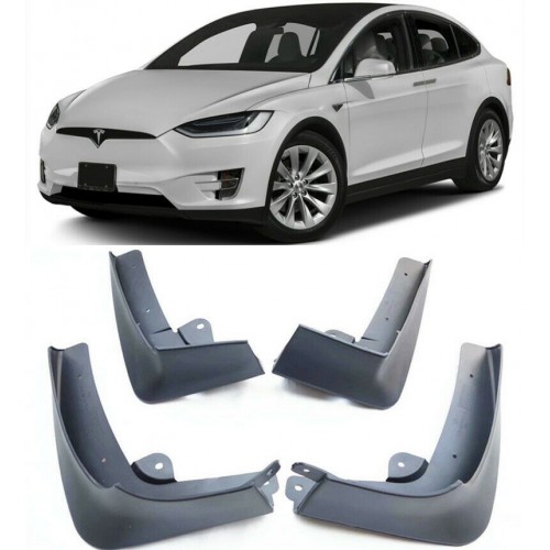Брызговики под оригинал Tesla Model X 2015-2019 TE1004