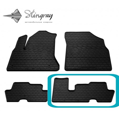 Автомобильные коврики для CITROEN C4 Picasso 06- (design 2016) - 4шт Stingray 1003054