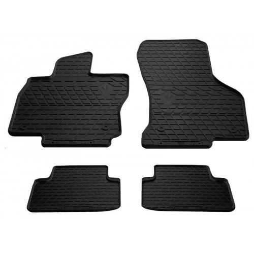 Автомобильные коврики для VOLKSWAGEN Passat B7 10- (design 2016)  with plastic clips AV2 - 4шт Stingray 1024164