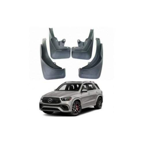 Брызговики под оригинал Mercedes-Benz GLE W166 без подножки 2016-2019 MB2024
