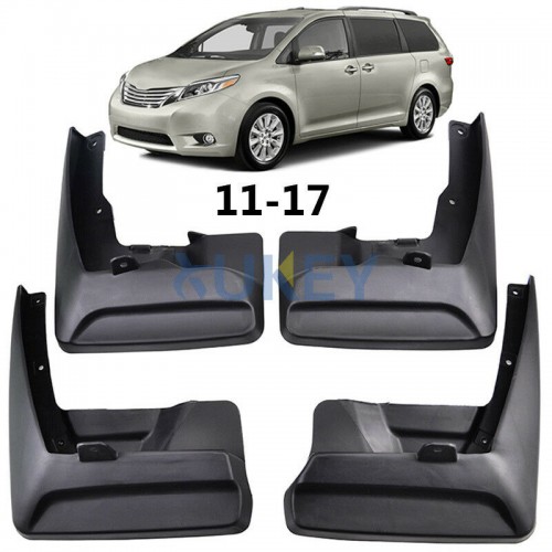 Брызговики под оригинал Toyota Sienna 2009-2017 TO3028