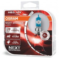 Галогенная лампа Osram Night Breaker Laser HB3 +150% 60W 9005NL-HCB (2 шт.) Галогенная лампа Osram Night Breaker Laser HB3 +150% 60W 9005NL-HCB (2 шт.)