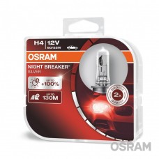 Галогенная лампа Osram Night Breaker Silver H4 12V 60/55W 64193NBS-HCB (2 шт.) Галогенная лампа Osram Night Breaker Silver H4 12V 60/55W 64193NBS-HCB (2 шт.)