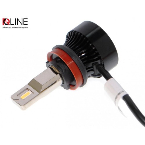 Светодиодная LED лампа QLine Ultra +150% H11 6000K 49W (2шт.)