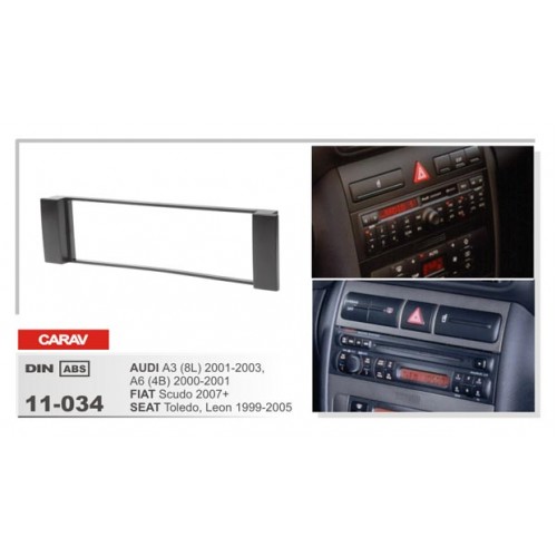 Рамка переходная для автомагнитолы CARAV 11-034 1-Din