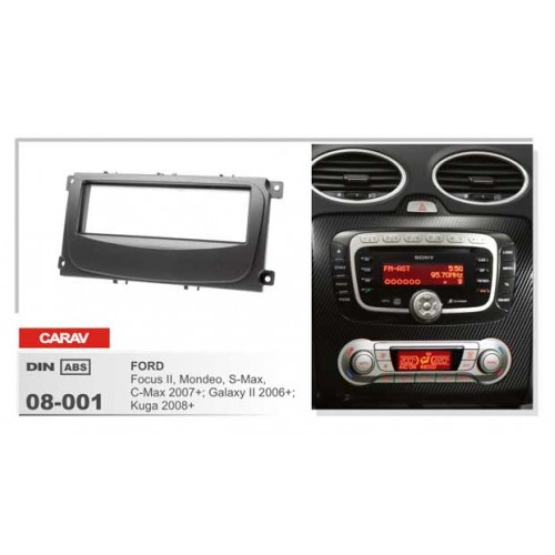 Рамка переходная для автомагнитолы CARAV 08-001 1-Din