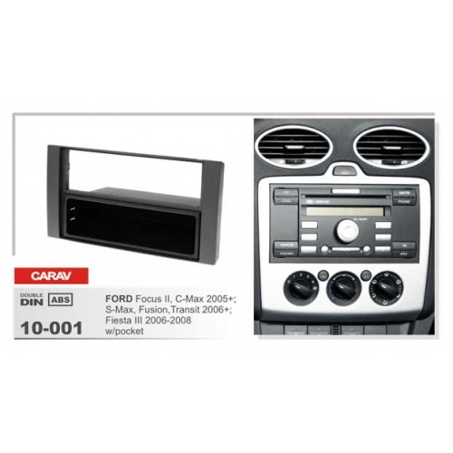 Рамка переходная для автомагнитолы CARAV 10-001 2/1-Din