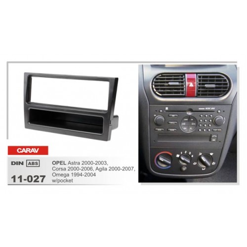 Рамка переходная для автомагнитолы CARAV 11-027 1-Din