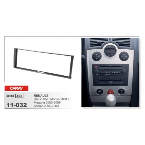 Рамка переходная для автомагнитолы CARAV 11-032 1-Din