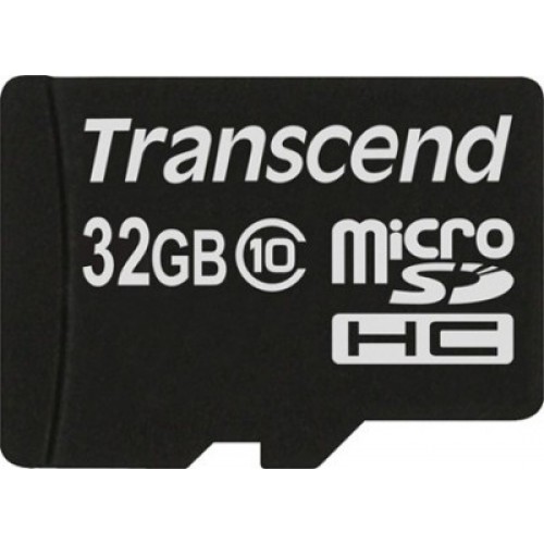 Карта памяти 32Gb microSDHC, Transcend, Class10