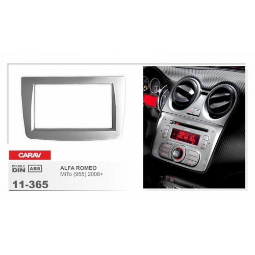 Рамка переходная для автомагнитолы CARAV 11-365 2-Din