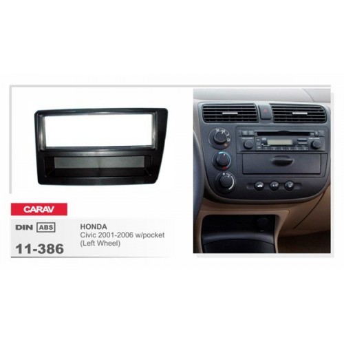 Рамка переходная для автомагнитолы CARAV 11-386 1-Din