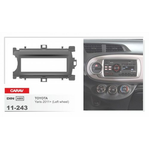 Рамка переходная для автомагнитолы CARAV 11-243 1-Din