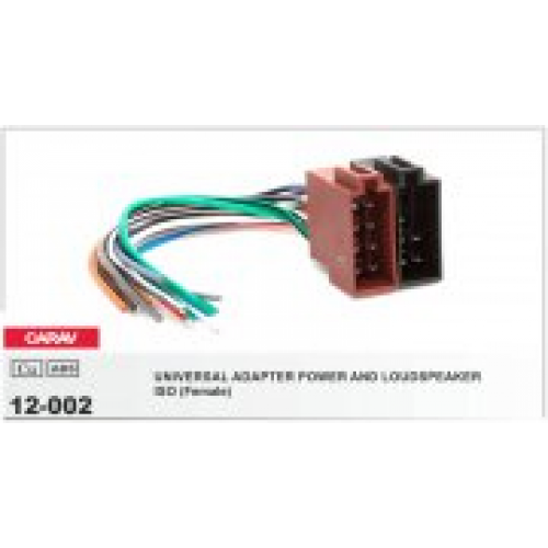 ISO адаптер для подключения магнитолы CARAV 12-002