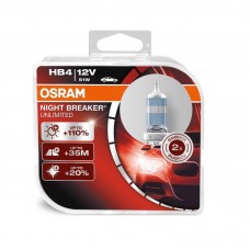 Галогенная лампа Osram HВ4 NIGHT BREAKER UNLIMITED +110% 12V 9006NBU-HCB DUO (2шт.) Галогенная лампа Osram HВ4 NIGHT BREAKER UNLIMITED +110% 12V 9006NBU-HCB DUO (2шт.)