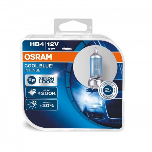 Галогенная лампа Osram HВ4 COOL BLUE Intense +20% 12V 9006CBI-HCB DUO (2шт.)