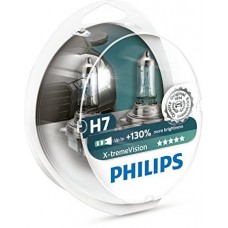 Галогенная лампа Philips H7 X-tremeVision +130% 12V 12972XVS2 (2шт.) Галогенная лампа Philips H7 X-tremeVision +130% 12V 12972XVS2 (2шт.)