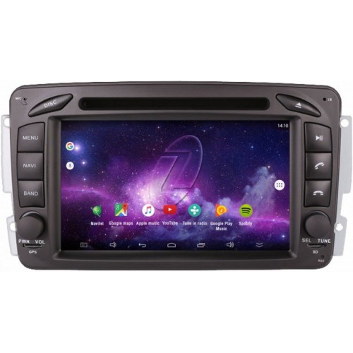 Штатная магнитола Gazer CM6007-W163 (Mercedes E (W210), CLK (W209), ML (W163), G (W463), 1998-2006)