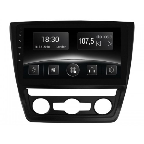 Штатная магнитола Gazer CM6510-CMF (Skoda Yeti (5L) - auto conditioner, 2009-2013)