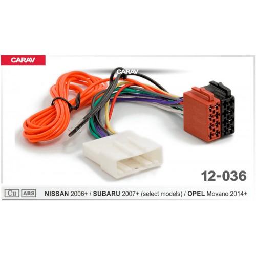 ISO адаптер для подключения магнитолы CARAV 12-036