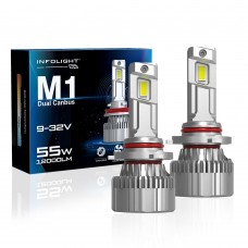 Светодиодная LED лампа Infolight M1 Dual Canbus HB5 (комплект 2шт)