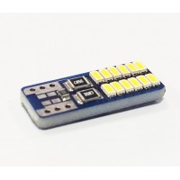 LED-лампа габарит T10-W5W 24SMD 3014 260Lm обманка