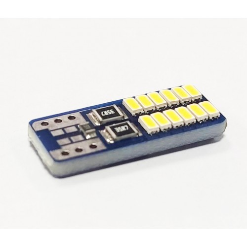LED-лампа габарит T10-W5W 24SMD 3014 260Lm обманка