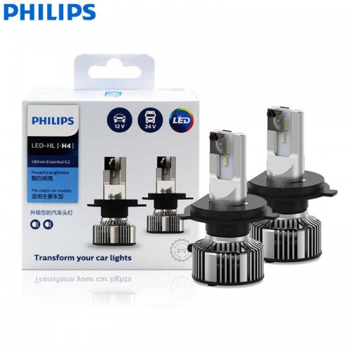 LED лампа PHILIPS 11342UE2X2 H4 21W 12-24V Ultinon Essential G2 6500K