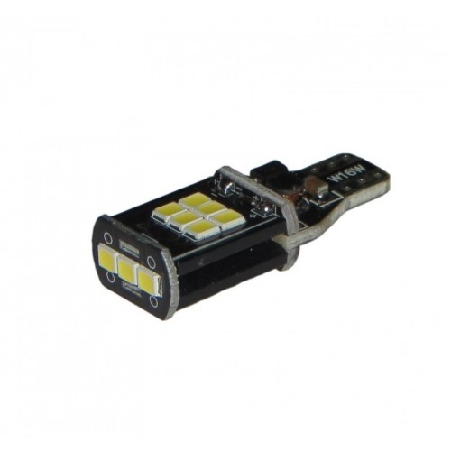 LED-лампа T15 (W16W) 15SMD 2835 сверхяркая 1000Lm (задний ход, стоп, габарит)