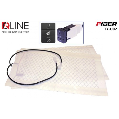 Подогрев сидений QLine Fiber TY-U02 (1 сидение)