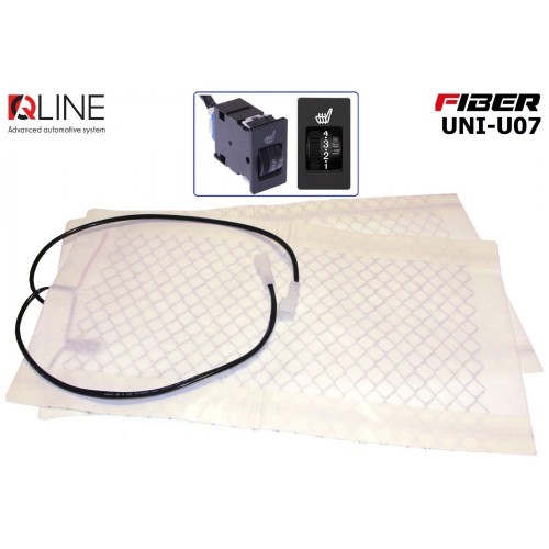 Подогрев сидений QLine Fiber UNI-U07 (1 сидение)