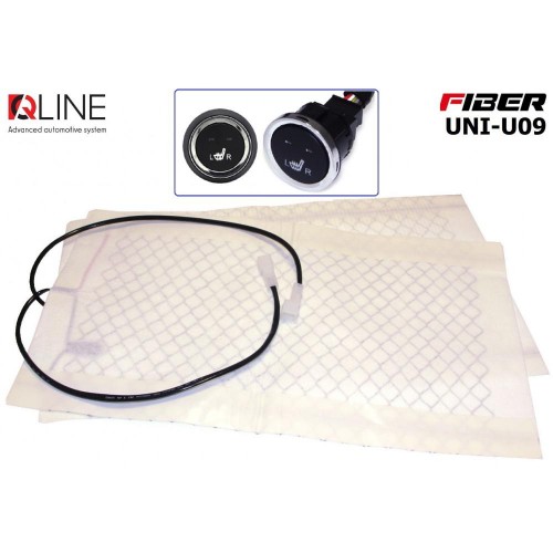 Подогрев сидений QLine Fiber UNI-U09 (2 сидения)