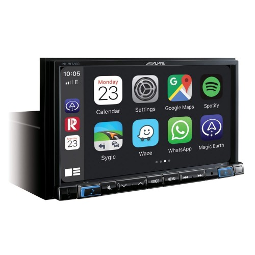 Мультимедиа 1-DIN с 7" монитором Alpine INE-W720D