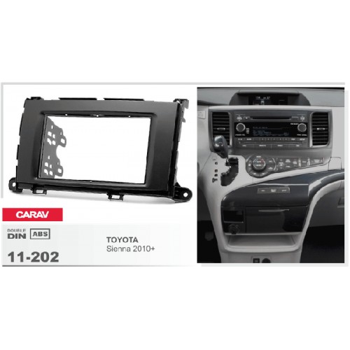 Рамка переходная для автомагнитолы CARAV 11-202 2-Din
