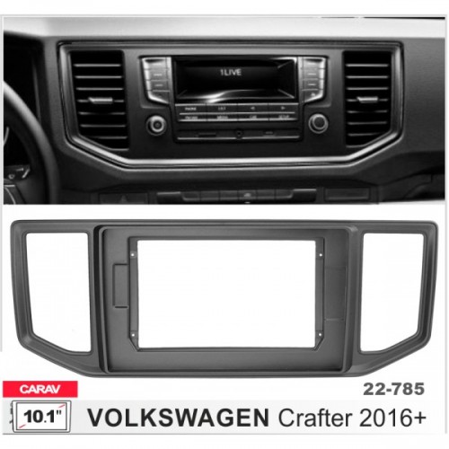Рамка переходная для автомагнитолы CARAV 22-785 2-Din