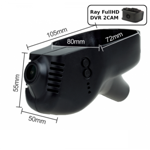 Штатный видеорегистратор Ray VW101-2CAM (Volkswagen Polo, Passat, Touran, Tiguan, Bora, Golf, Beetle, CC, EOS)