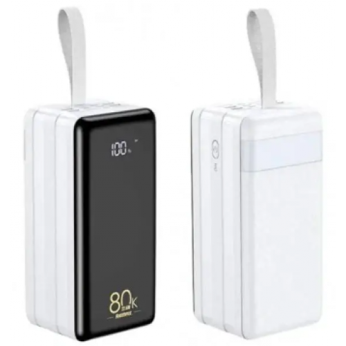 Повербанк Powerbank Remax RPP-291 22,5W 80000 мАч білий 