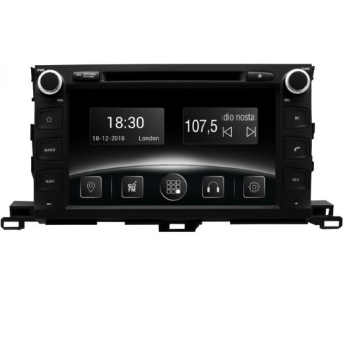 Штатная магнитола Gazer CM6510-XU50 (Toyota Highlander (XU50) 2015-2017)