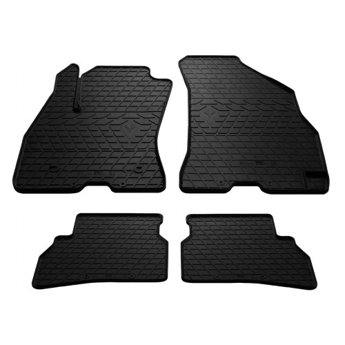 Автомобильные коврики для FIAT Doblo 10- /OPEL Combo D 11- (design 2016) with plastic clips FL - 4шт Stingray 1006154