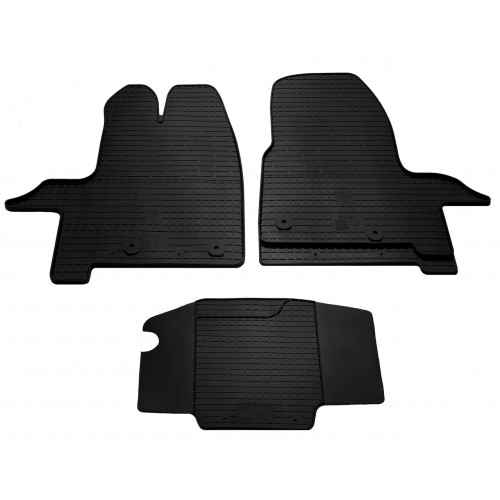 Автомобильные коврики для FORD Transit Custom 12- /Tourneo Custom 12- with plastic clips FC2 - 3шт Stingray 1007113