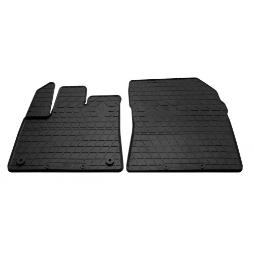 Автомобильные коврики для PEUGEOT Rifter 18-/ CITROEN Berlingo 18-/ OPEL Combo E 18-  (design 2016) with plastic clips CP - 2шт Stingray 1016232
