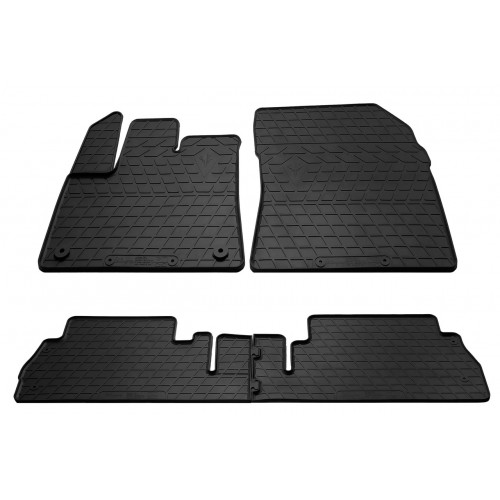 Автомобильные коврики для PEUGEOT Rifter 18-/ CITROEN Berlingo 18-/ OPEL Combo E 18-  (design 2016) with plastic clips CP - 4шт Stingray 1016234
