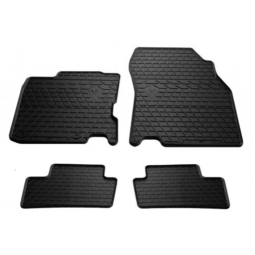 Автомобильные коврики для RENAULT Kadjar 16- (design 2016) with plastic clips RN2 - 4шт Stingray 1018094