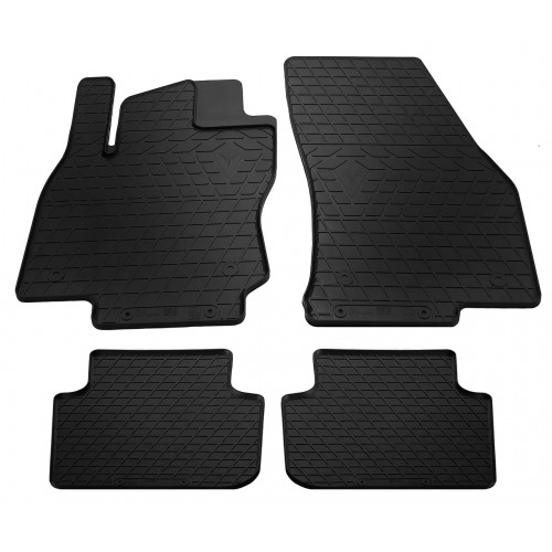 Автомобильные коврики для SKODA Kodiaq 16- (design 2016) with plastic clips AV2 - 4шт Stingray 1020134