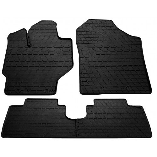 Автомобильные коврики для TOYOTA Yaris 13- (design 2016) with plastic clips TL - 4шт Stingray 1022274